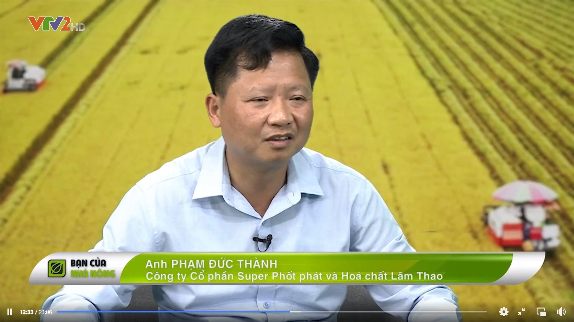 Video: Sử dụng hợp lý phân bón hữu cơ Supe Lâm Thao trong sản xuất nông nghiệp