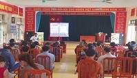 Hội nghị tập huấn hướng dẫn sử dụng phân bón NPK-S Lâm Thao khép kín cho hội viên nông dân, năm 2022.