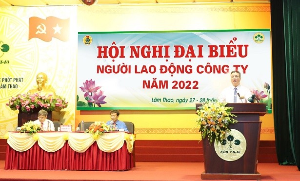 Công ty tổ chức thành công Hội nghị đại biểu người lao động năm 2022