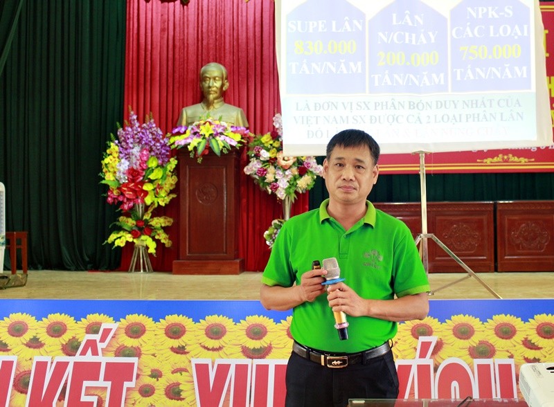 Hướng dẫn sử dụng phân bón NPK - S Lâm Thao tại huyện Giao Thủy - Nam Định