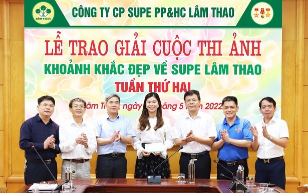 Lễ trao giải cuộc thi ảnh: "Khoảnh khắc đẹp về Supe Lâm Thao" tuần thứ hai, năm 2022