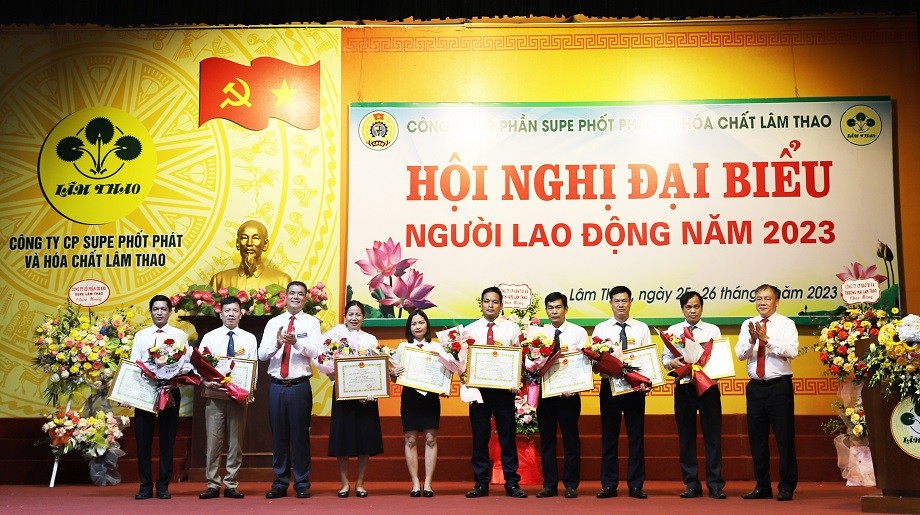Supe Lâm Thao tổ chức thành công Hội nghị Đại biểu Người lao động Công ty năm 2023