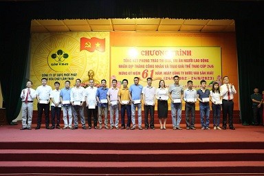 Supe Lâm Thao tổ chức Tổng kết phong trào thi đua, Tri ân người lao động nhân Tháng công nhân và Tổng kết Giải thể thao Cúp 24/6