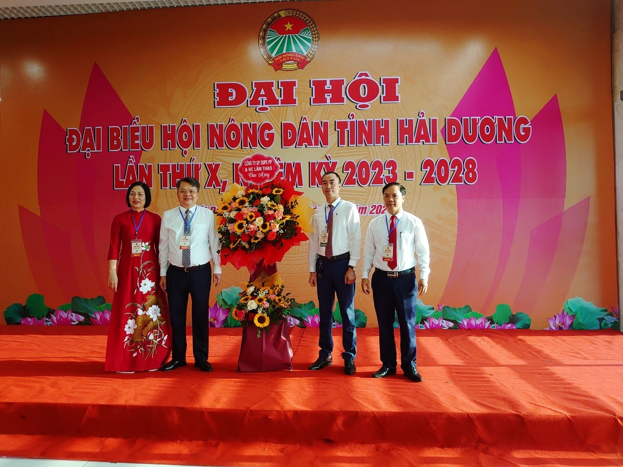 Chúc mừng thành công của Đại Hội đại biểu Hội nông dân tỉnh Hải Dương lần thứ X nhiệm kỳ 2023 -2028
