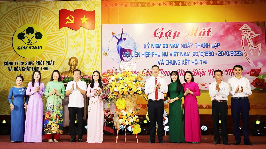 Gặp mặt Kỷ niệm Ngày phụ nữ Việt Nam và Chung kết Hội thi “Supe Lâm Thao, nhịp điệu ngày mới”.