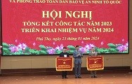 Supe Lâm Thao được tặng Cờ: Đơn vị dẫn đầu phong trào thi đua toàn dân bảo vệ An ninh Tổ quốc năm 2023.