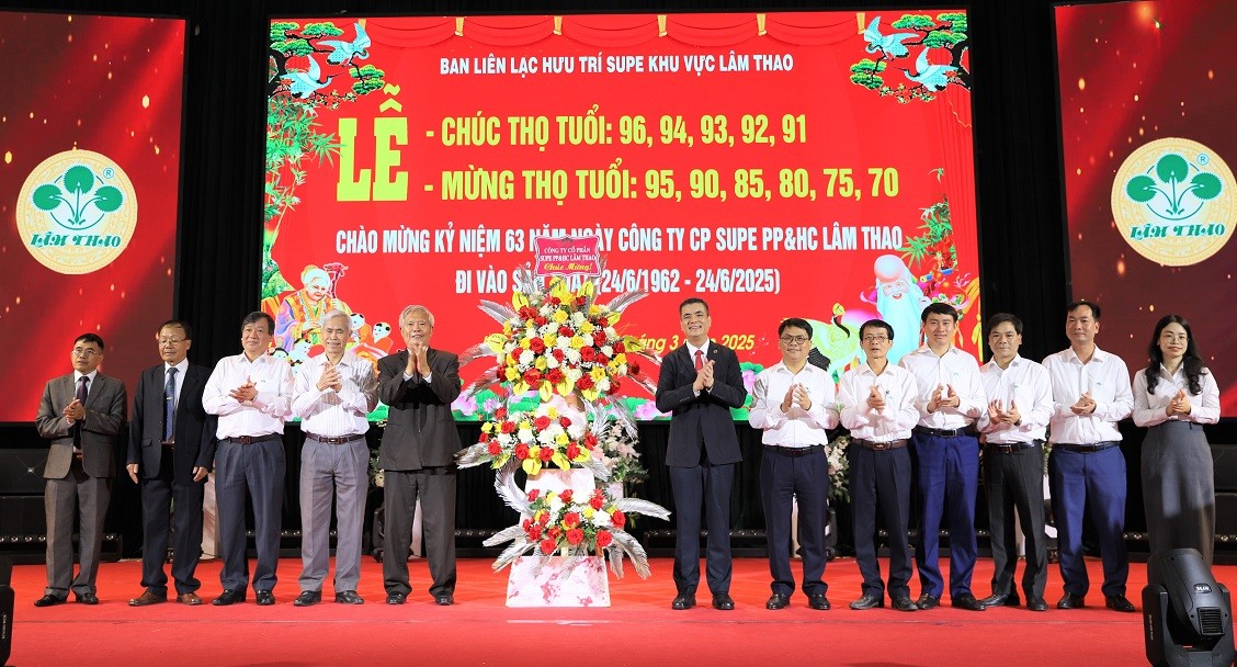 GẶP MẶT VÀ CHÚC THỌ, MỪNG THỌ HỘI VIÊN HỘI HƯU TRÍ SUPE KHU VỰC LÂM THAO