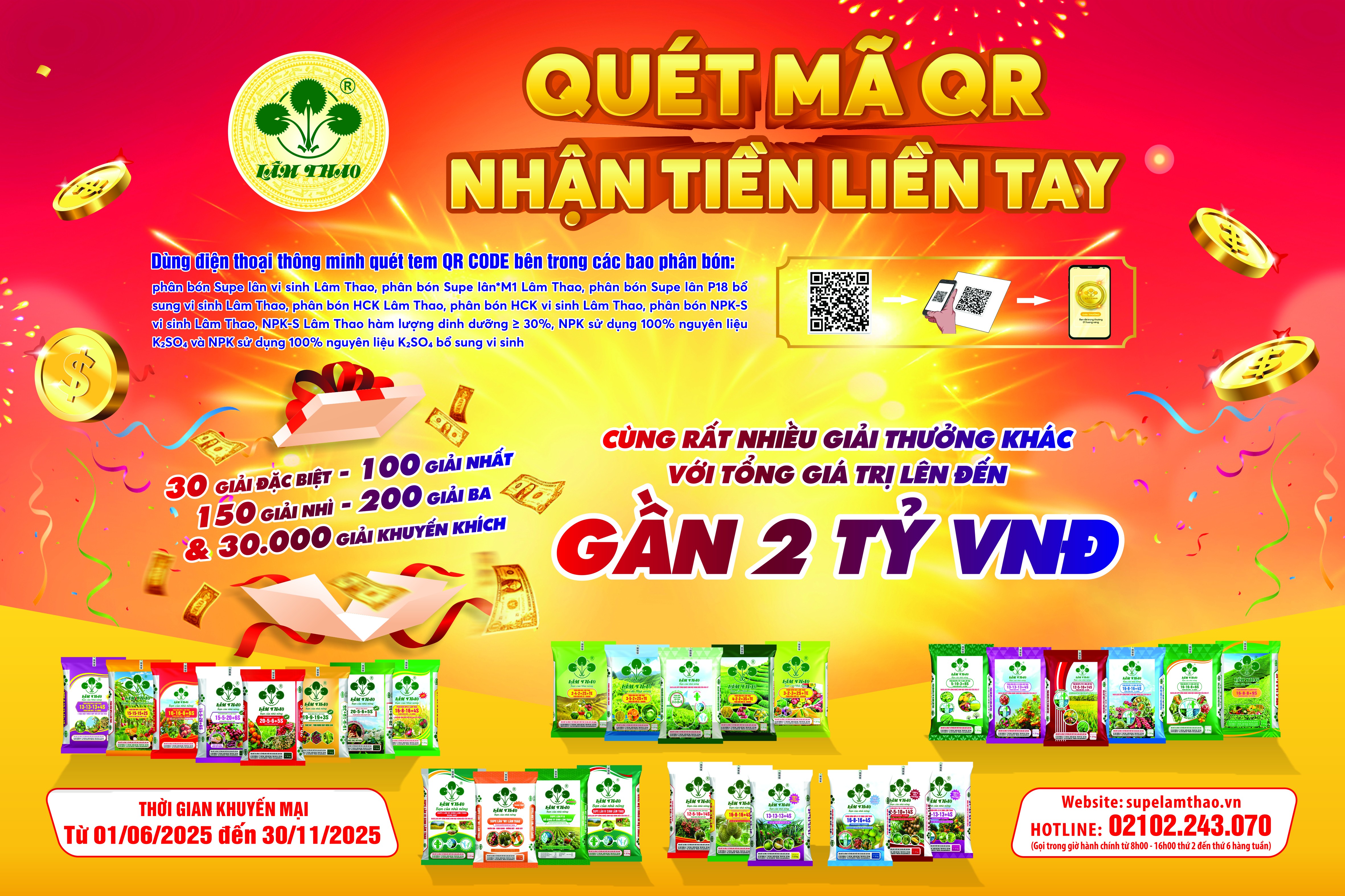 HOT Thể lệ chương trình Quét Mã QR - Nhận Tiền Liền Tay