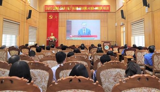 ĐẢNG BỘ SUPE LÂM THAO THAM GIA TRỰC TUYẾN HỘI NGHỊ TOÀN QUỐC QUÁN TRIỆT, TRIỂN KHAI THỰC HIỆN NGHỊ QUYẾT HỘI NGHỊ LẦN THỨ 11 BAN CHẤP HÀNH TRUNG ƯƠNG ĐẢNG KHOÁ XIII.