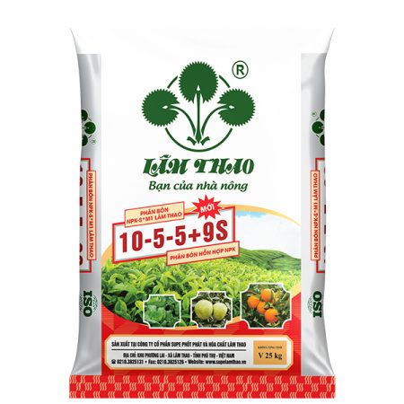 Phân bón NPK-S*M1 Lâm Thao 10-5-5+9S