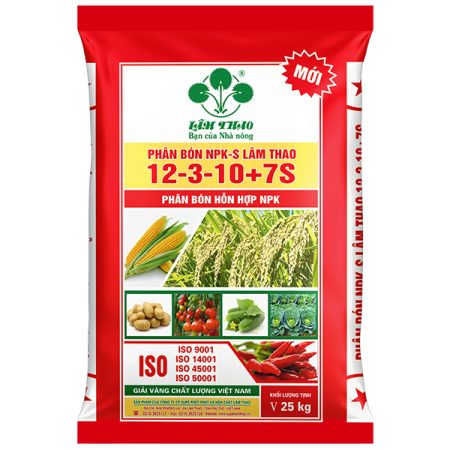 Phân bón NPK-S Lâm Thao 12-3-10+7S