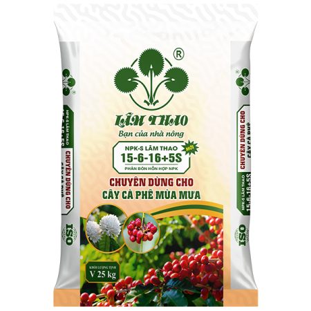 Phân bón NPK-S Lâm Thao 15-6-16+5S