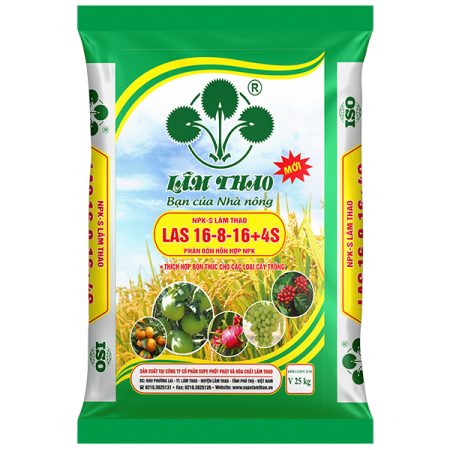 Phân bón NPK-S Lâm Thao-LAS 16-8-16+4S