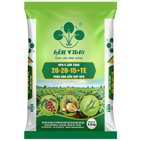 Phân bón NPK-S Lâm Thao 20-20-15+TE