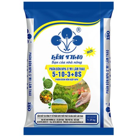 Phân bón NPK-S*M1 Lâm Thao 5-10-3+8S