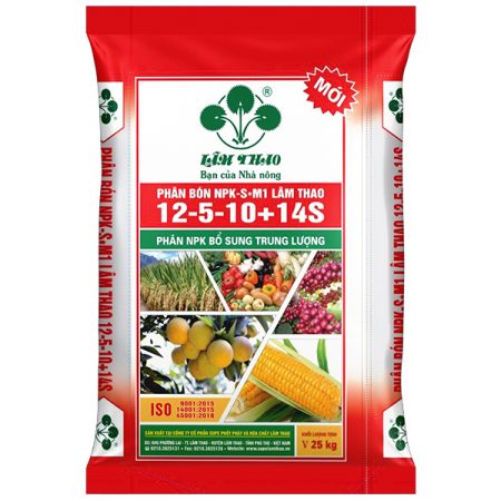 Phân bón NPK-S*M1 Lâm Thao 12-5-10+14S
