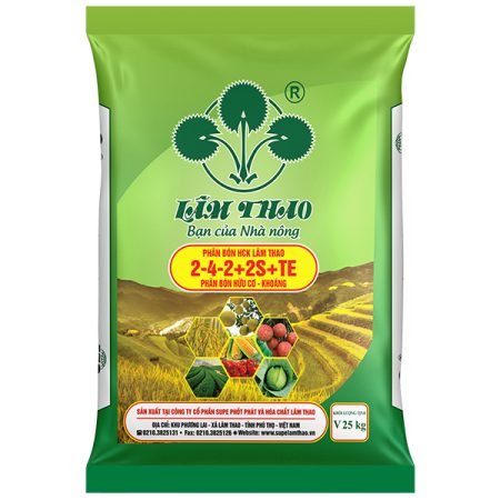 Phân bón HCK Lâm Thao 2-4-2+2S+TE