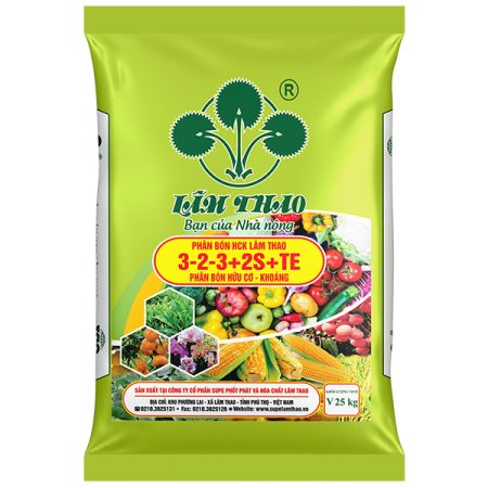 Phân bón HCK Lâm Thao 3-2-3+2S+TE