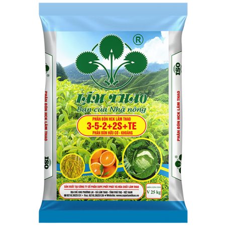 Phân bón HCK Lâm Thao 3-5-2+2S+TE