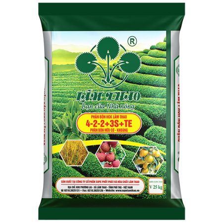 Phân bón HCK Lâm Thao 4-2-2+3S+TE