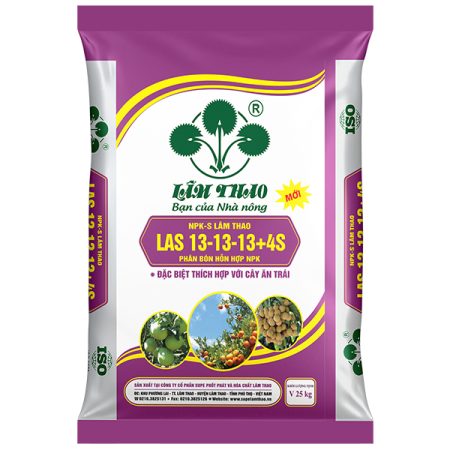 Phân bón NPK-S Lâm Thao-LAS 13-13-13+4S